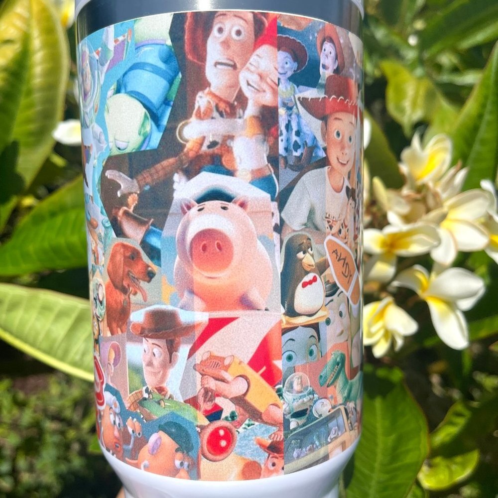 Walt Disney Toy Story Woody Buzz Brand new 40 oz double wall stainless tumbler f - Picture 7 of 8